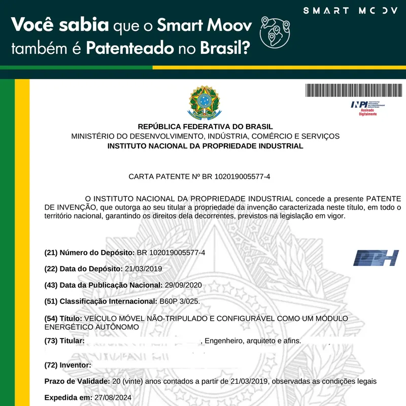 smart moov patente