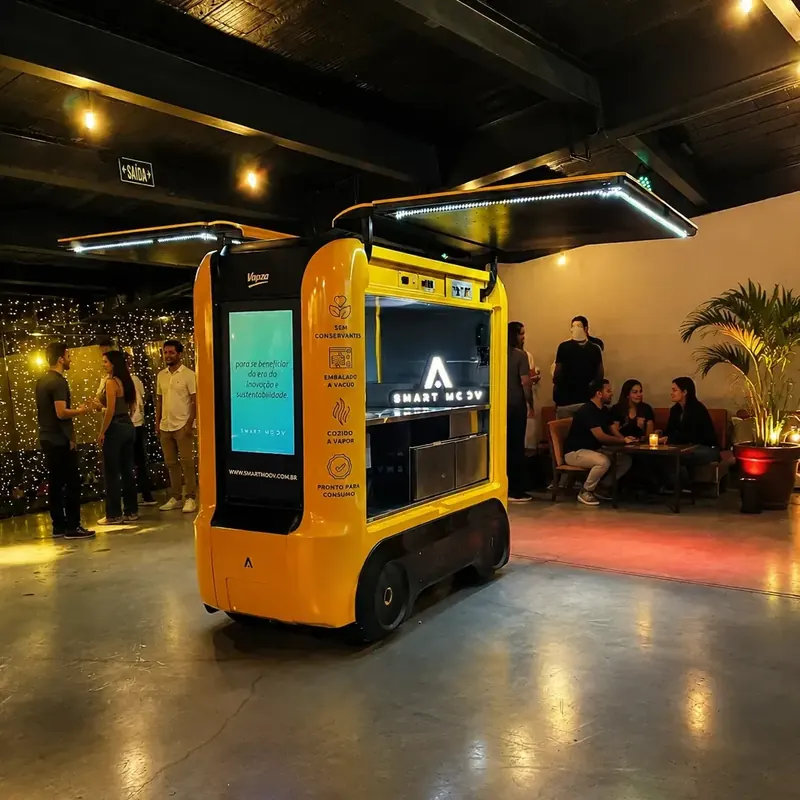 Carrinho elétrico Smart Moov: tecnologia, autonomia e sustentabilidade para negócios móveis